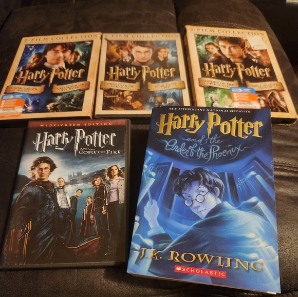 Harry Potter DvD Bundle and Book - Picture 1 of 7